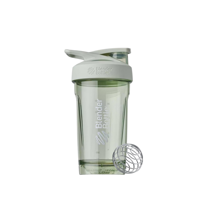 BlenderBottle 24oz Plastic Strada Tritian Water Bottle - Mint Green