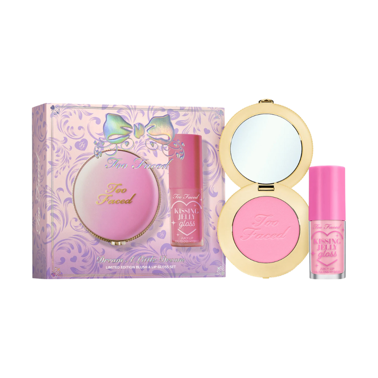 Too Faced
Dream A Little Dream Makeup Gift Set: Cloud Crush Blush & Kissing Jelly Lip Oil