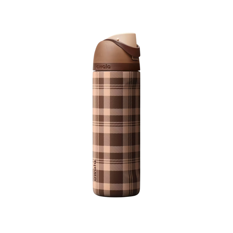 Owala 24 fl oz Stainless Steel Special Edition FreeSip Insulated Water Bottle - Plaid and Simple