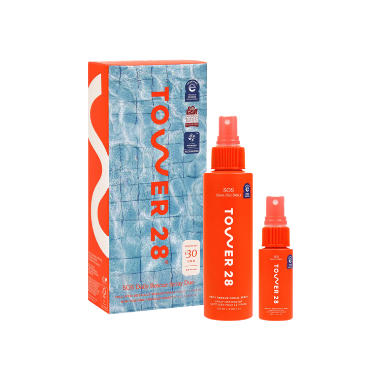 Tower 28 Beauty  SOS Hypochlorous Acid Spray Duo Skincare Set