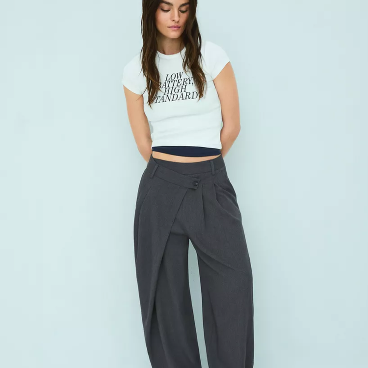 Bershka Camiseta manga corta print F2