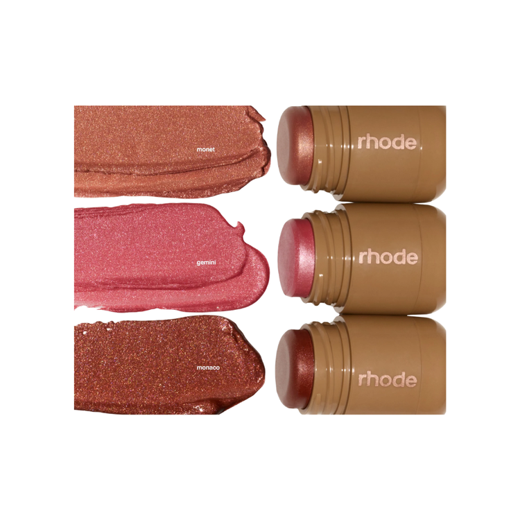 Rhode pocket pearl The mini shimmery flush