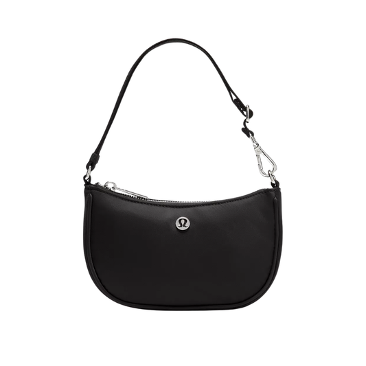 Lululemon City Essentials Mini Shoulder Bag 1L Black/Silver