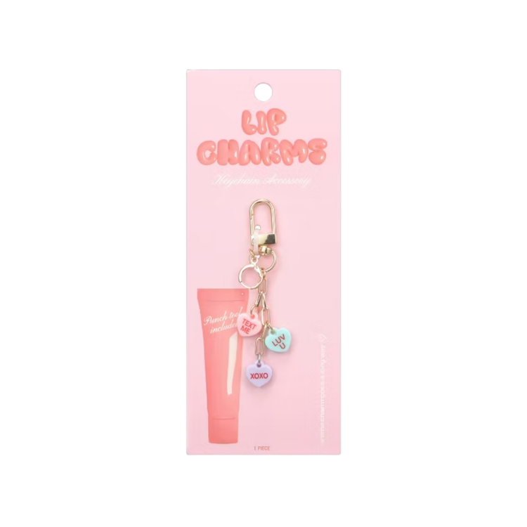 Studio Artifact Lip Charm Keychain Accessory - Candy Hearts