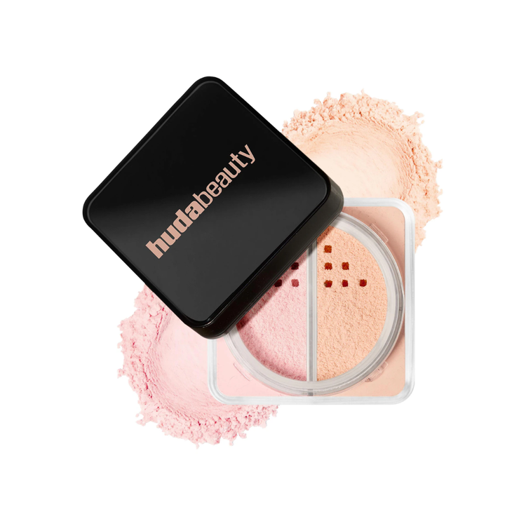 HUDA BEAUTY  Easy Bake Loose Powder Brightening + Correcting Duo
