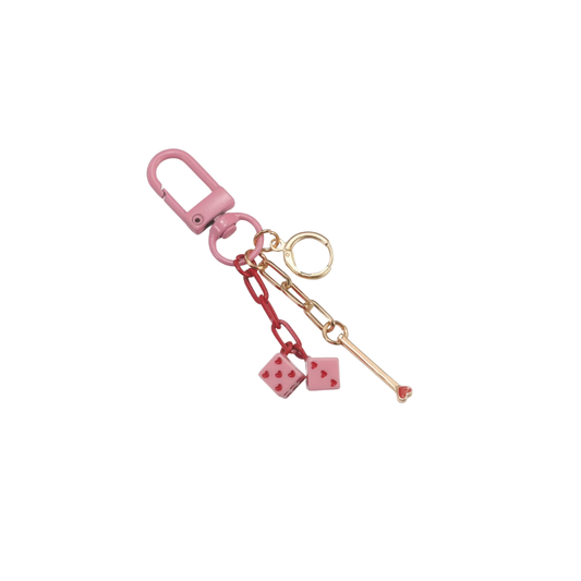 Studio Artifact Lip Charm Keychain Accessory - Dice
