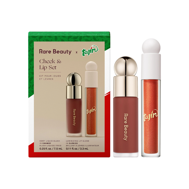 Rare Beauty by Selena Gomez  Rare Beauty x Tajin Soft Pinch Liquid Blush & Positive Light Luminizing Lip Gloss Duo Set