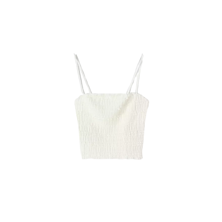 Bershka Top bandeau blonda R1