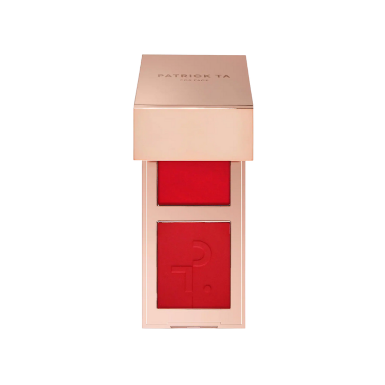 PATRICK TA  Mini Major Headlines Double-Take Crème & Powder Blush Duo
